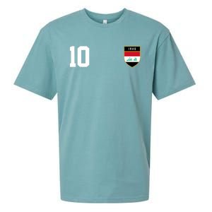 Iraq Nation Football Soccer 10 Jersey Sueded Cloud Jersey T-Shirt