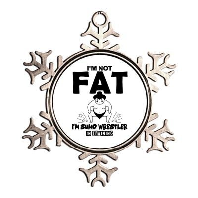 IM Not Fat Metallic Star Ornament