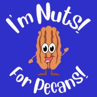I’m Nuts For Pecans National Pecan Month Texas Tree Pies Meaningful Gift Womens T-Shirt