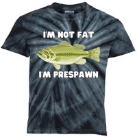 IM Not Fat IM Prespawn Bass Fishing Funny Graphic Kids Tie-Dye T-Shirt