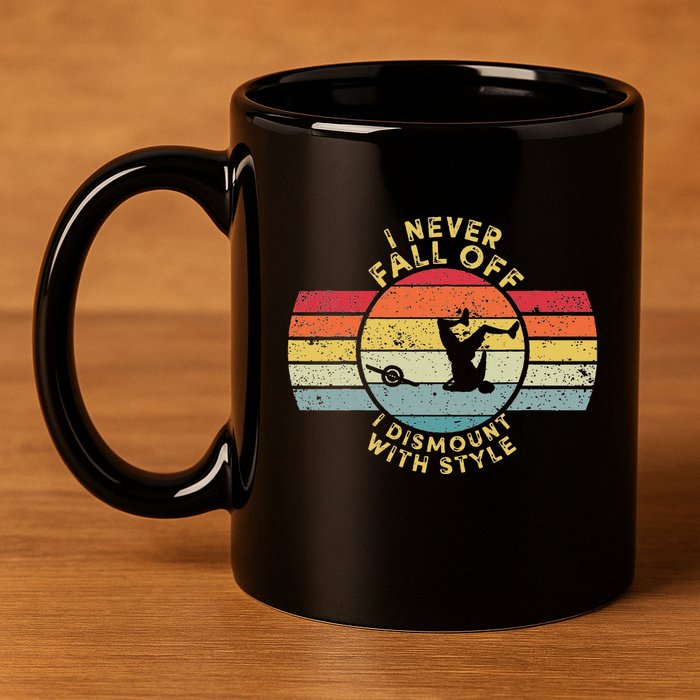 I Never Fall Off I Dismount With Style One Wheel Owner Float 11oz C Handle Ceramic Mug