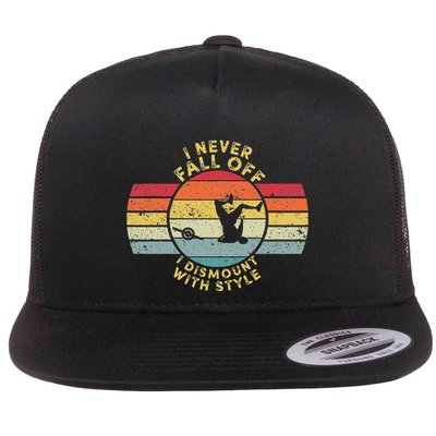 I Never Fall Off I Dismount With Style One Wheel Owner Float Flatbill Hat