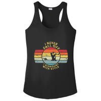 I Never Fall Off I Dismount With Style One Wheel Owner Float Ladies PosiCharge Competitor Racerback Tank