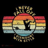 I Never Fall Off I Dismount With Style One Wheel Owner Float Mesh Reversible Basketball Jersey Tank