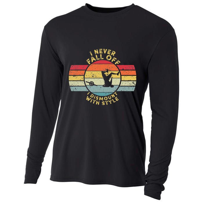 I Never Fall Off I Dismount With Style One Wheel Owner Float Cooling Performance Long Sleeve Crew