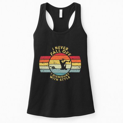 I Never Fall Off I Dismount With Style One Wheel Owner Float Womens Tank Top
