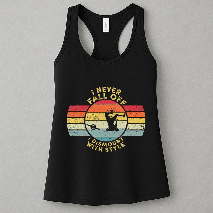 I Never Fall Off I Dismount With Style One Wheel Owner Float Womens Tank Top