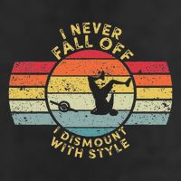I Never Fall Off I Dismount With Style One Wheel Owner Float Trucker Hat