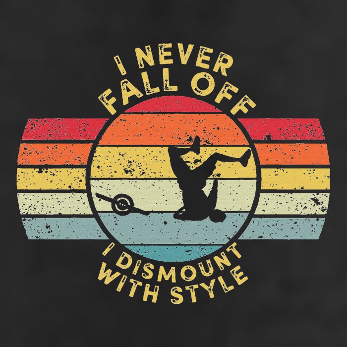 I Never Fall Off I Dismount With Style One Wheel Owner Float Trucker Hat