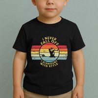 I Never Fall Off I Dismount With Style One Wheel Owner Float Toddler T-Shirt