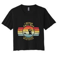 I Never Fall Off I Dismount With Style One Wheel Owner Float Crop Top