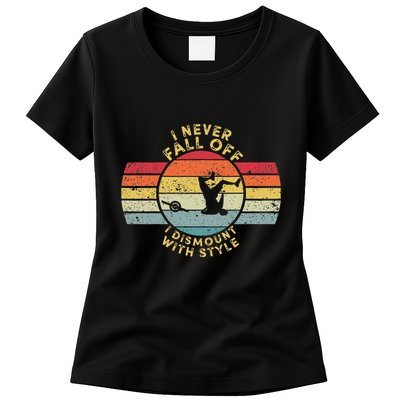 I Never Fall Off I Dismount With Style One Wheel Owner Float Womens T-Shirt