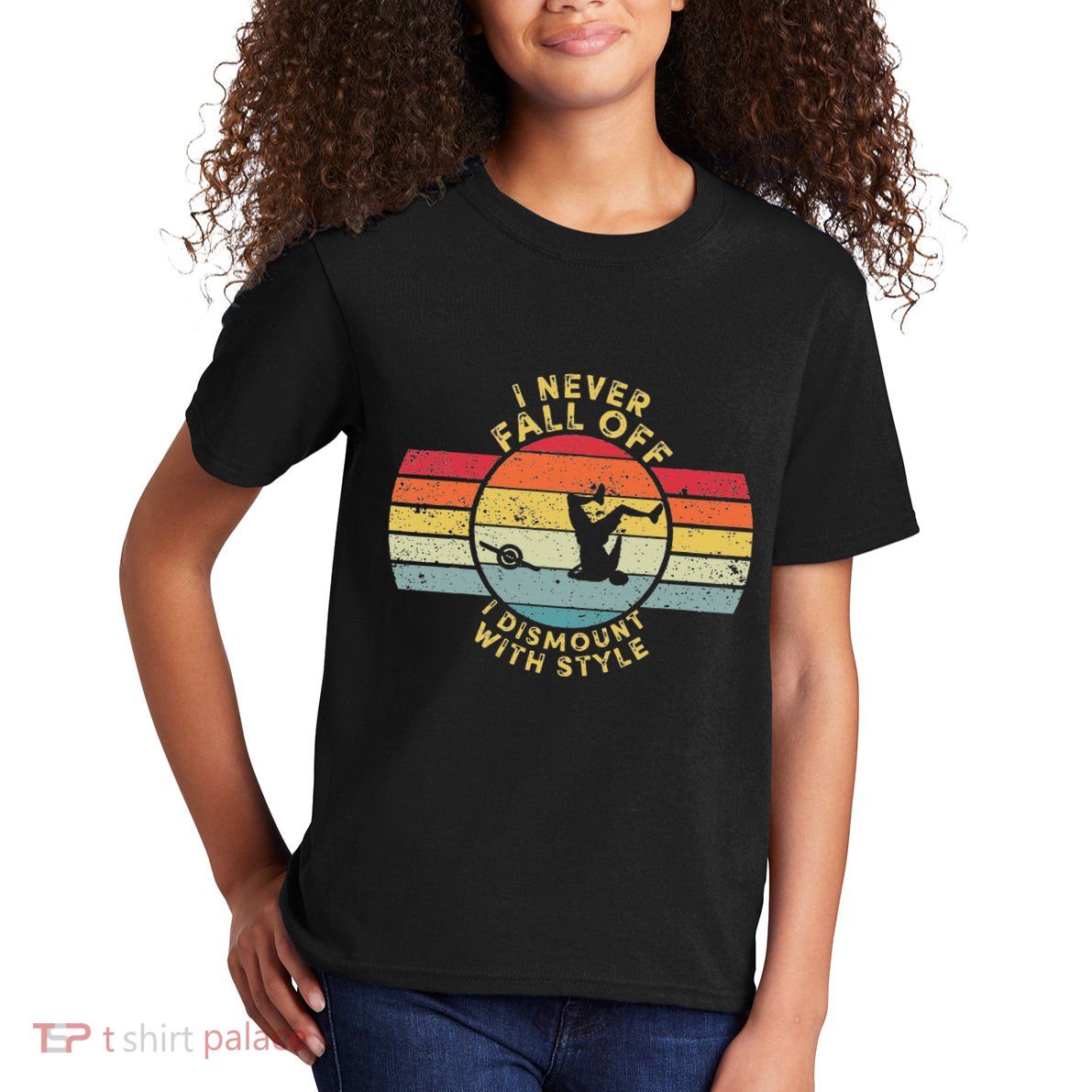 I Never Fall Off I Dismount With Style One Wheel Owner Float Kids T-Shirt