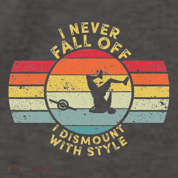 I Never Fall Off I Dismount With Style One Wheel Owner Float Vector Backpack