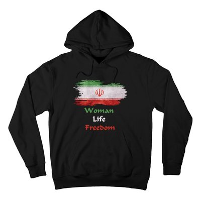 Iran National Flag, Woman, Life, Freedom Hoodie