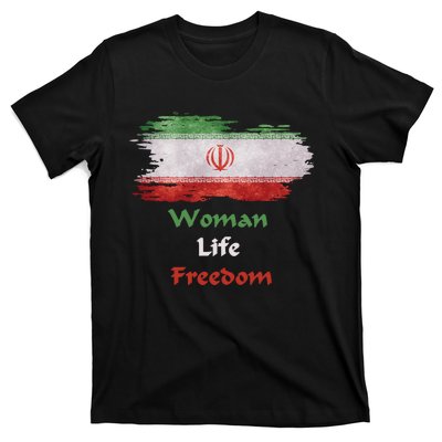 Iran National Flag, Woman, Life, Freedom T-Shirt