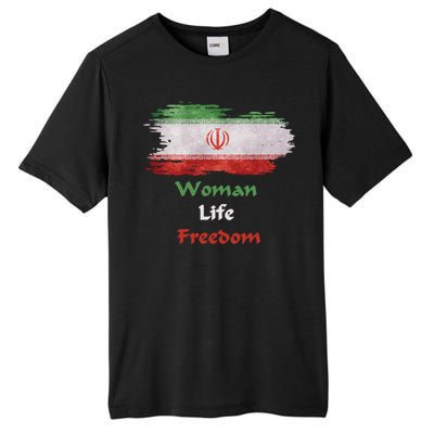 Iran National Flag, Woman, Life, Freedom Tall Fusion ChromaSoft Performance T-Shirt