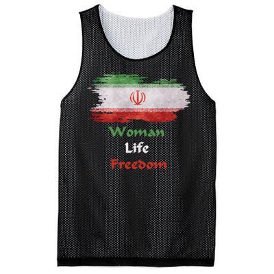 Iran National Flag, Woman, Life, Freedom Mesh Reversible Basketball Jersey Tank