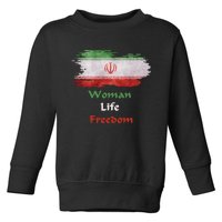 Iran National Flag, Woman, Life, Freedom Toddler Sweatshirt