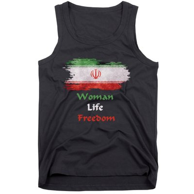 Iran National Flag, Woman, Life, Freedom Tank Top