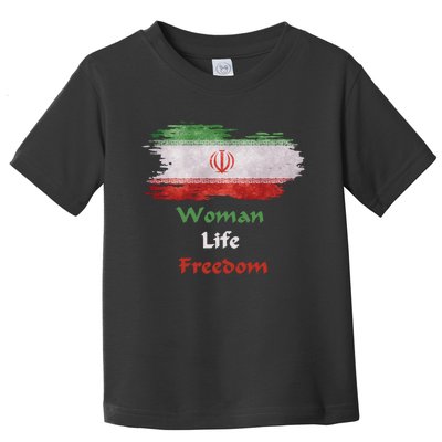 Iran National Flag, Woman, Life, Freedom Toddler T-Shirt