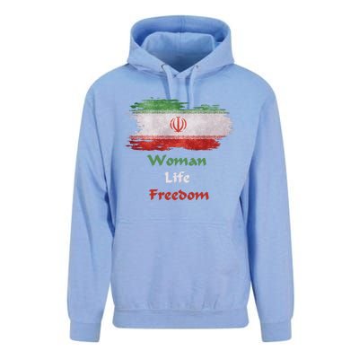 Iran National Flag, Woman, Life, Freedom Unisex Surf Hoodie