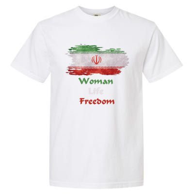 Iran National Flag, Woman, Life, Freedom Garment-Dyed Heavyweight T-Shirt