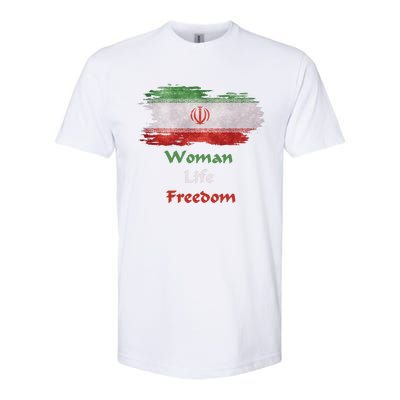 Iran National Flag, Woman, Life, Freedom Softstyle CVC T-Shirt