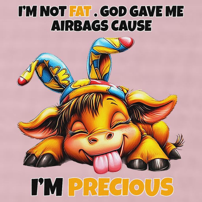IM Not Fat God Gave Me Airbags Cause IM Precious 25L Jumbo Tote