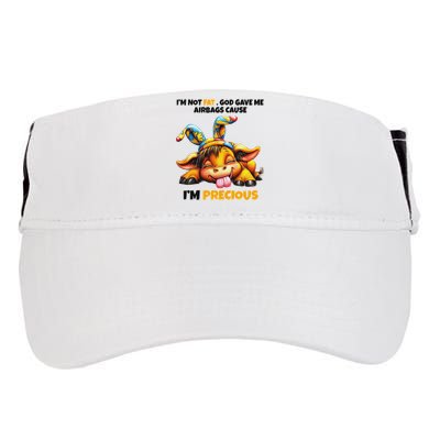 IM Not Fat God Gave Me Airbags Cause IM Precious Adult Drive Performance Visor