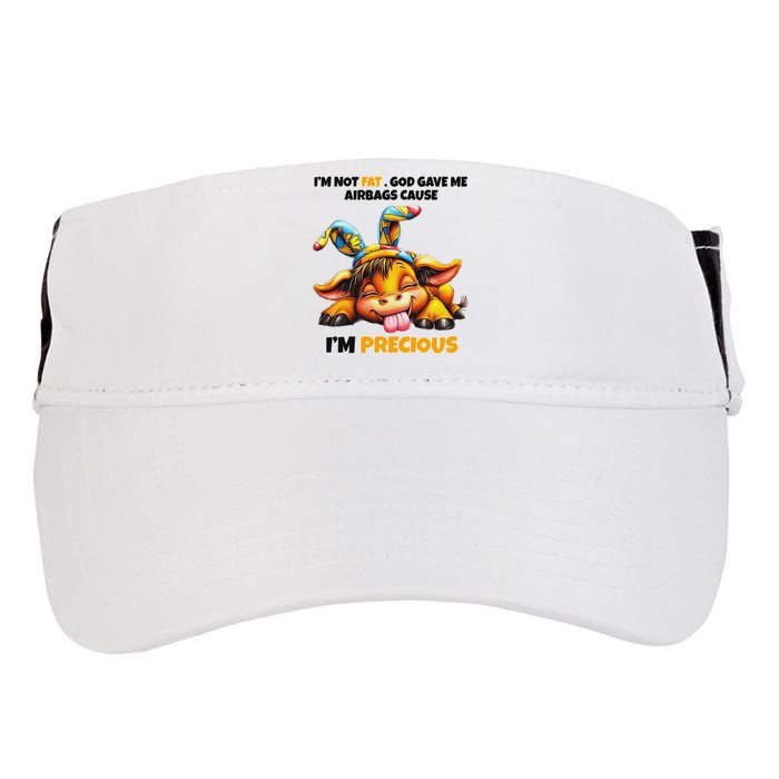 IM Not Fat God Gave Me Airbags Cause IM Precious Adult Drive Performance Visor