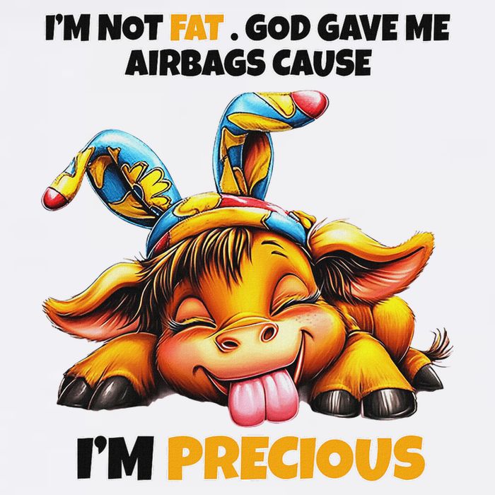 IM Not Fat God Gave Me Airbags Cause IM Precious Adult Drive Performance Visor