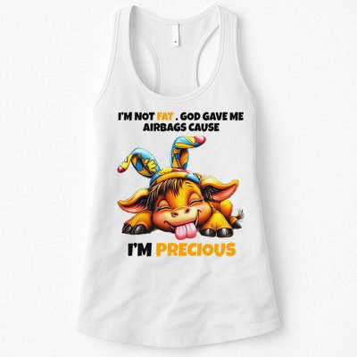 IM Not Fat God Gave Me Airbags Cause IM Precious Womens Tank Top