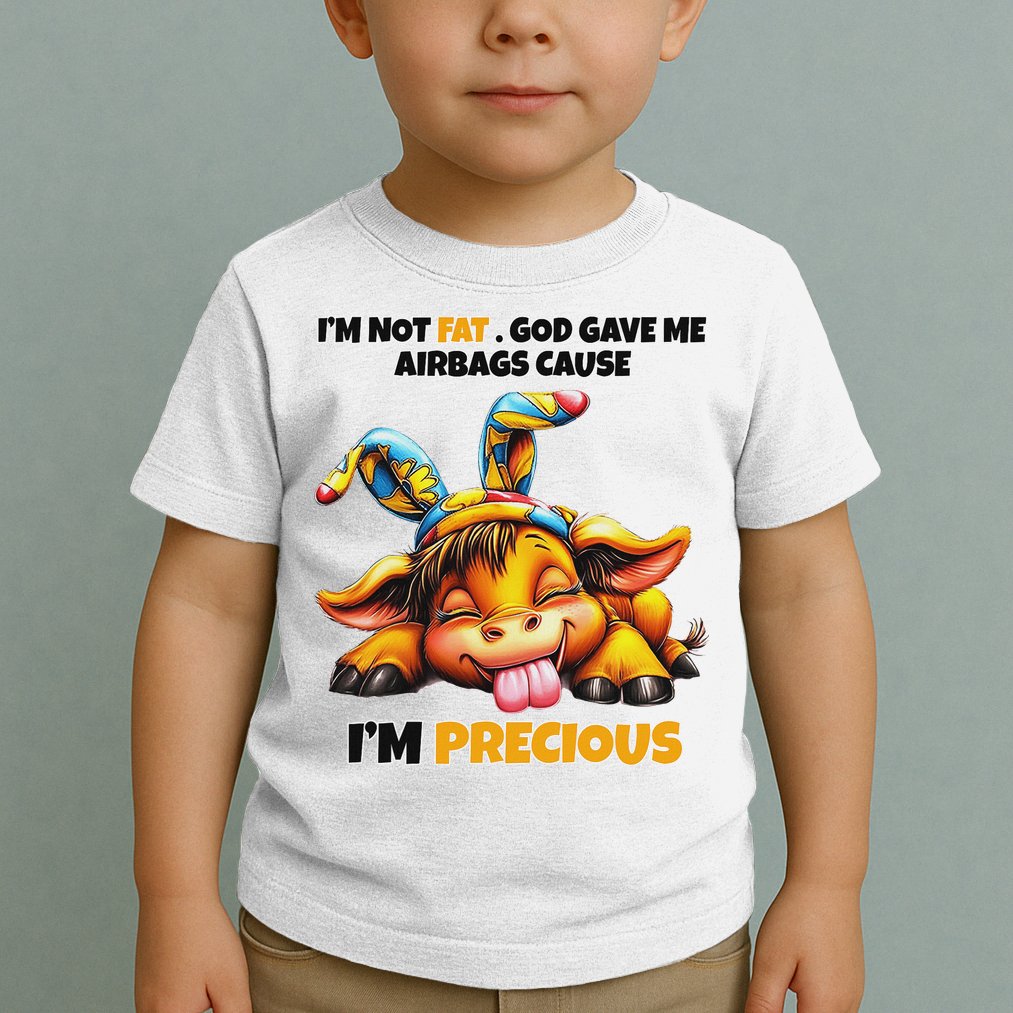 IM Not Fat God Gave Me Airbags Cause IM Precious Toddler T-Shirt