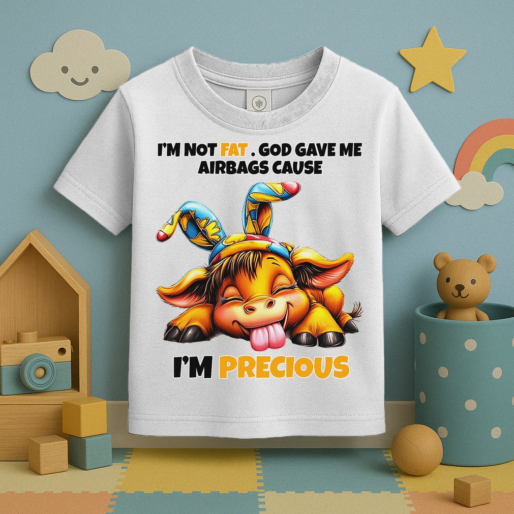 IM Not Fat God Gave Me Airbags Cause IM Precious Toddler T-Shirt
