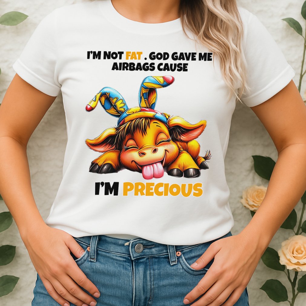 IM Not Fat God Gave Me Airbags Cause IM Precious Womens T-Shirt