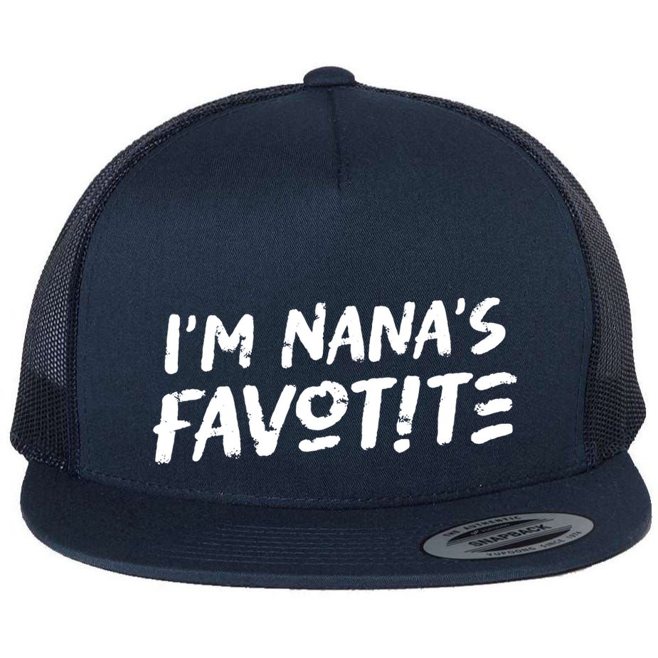 Im Nanas Favorite Flat Bill Trucker Hat