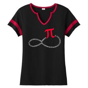 Infinite PI Numbers Ladies Halftime Notch Neck Tee