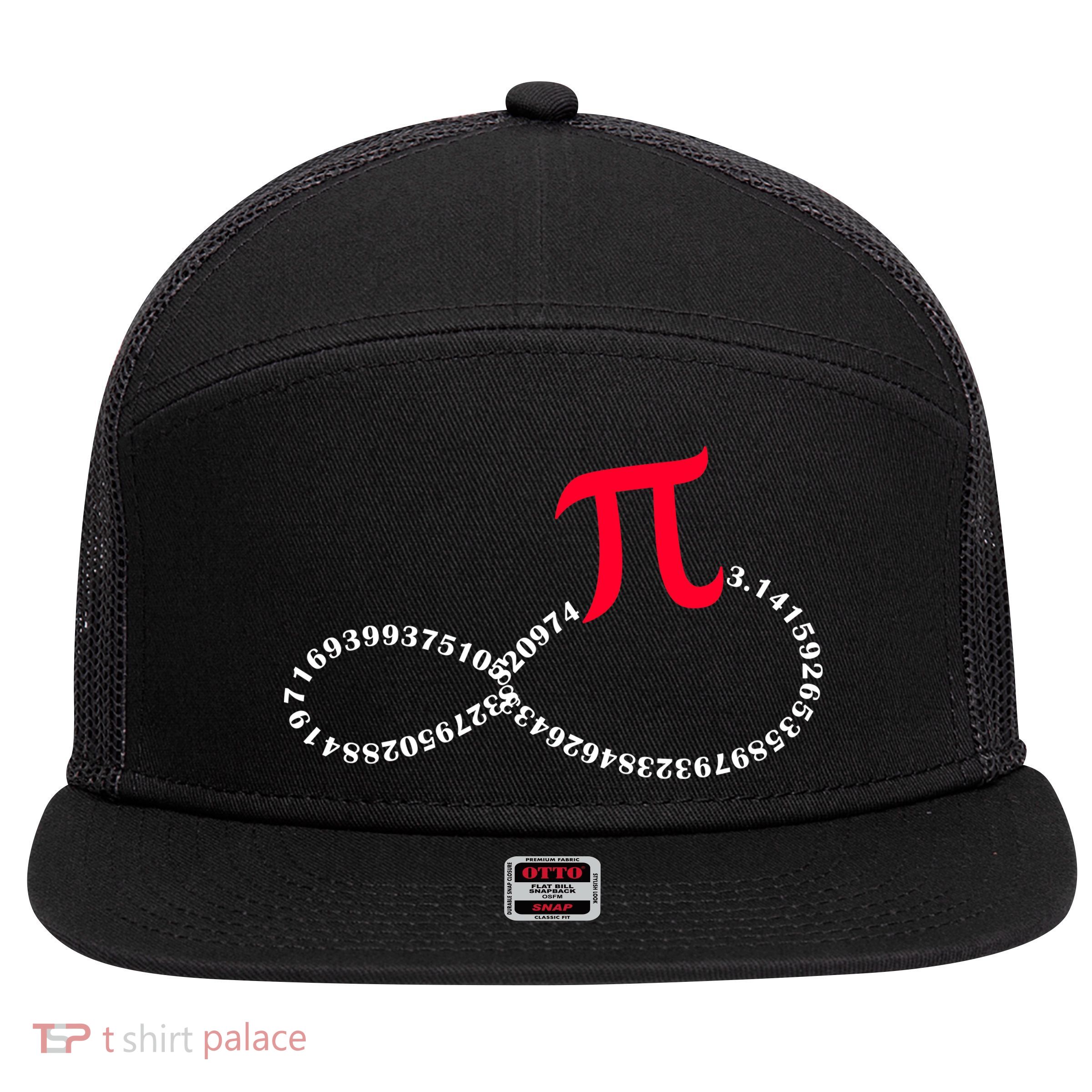 Infinite PI Numbers 7 Panel Mesh Trucker Snapback Hat
