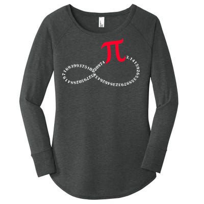 Infinite PI Numbers Women's Perfect Tri Tunic Long Sleeve Shirt