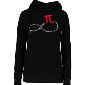 Infinite PI Numbers Womens Funnel Neck Pullover Hood