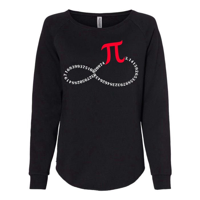 Infinite PI Numbers Womens California Wash Sweatshirt