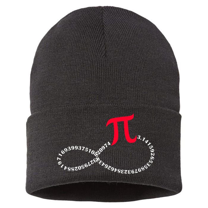 Infinite PI Numbers Sustainable Knit Beanie