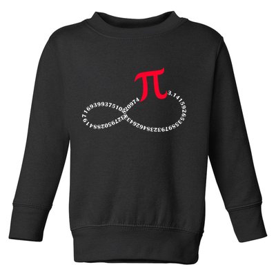 Infinite PI Numbers Toddler Sweatshirt