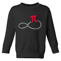 Infinite PI Numbers Toddler Sweatshirt