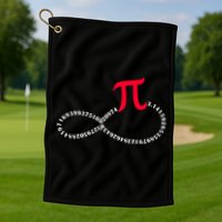 Infinite PI Numbers Golf Towel