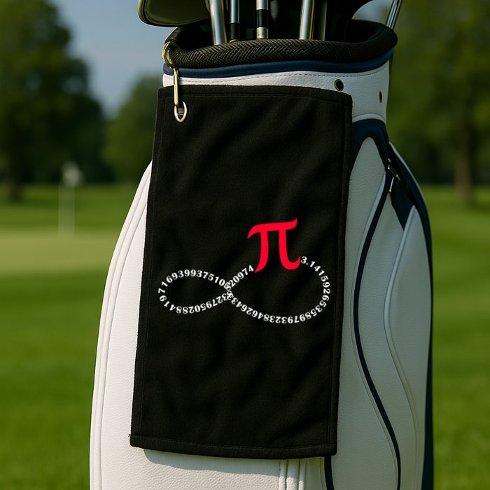 Infinite PI Numbers Golf Towel