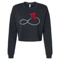 Infinite PI Numbers Cropped Pullover Crew