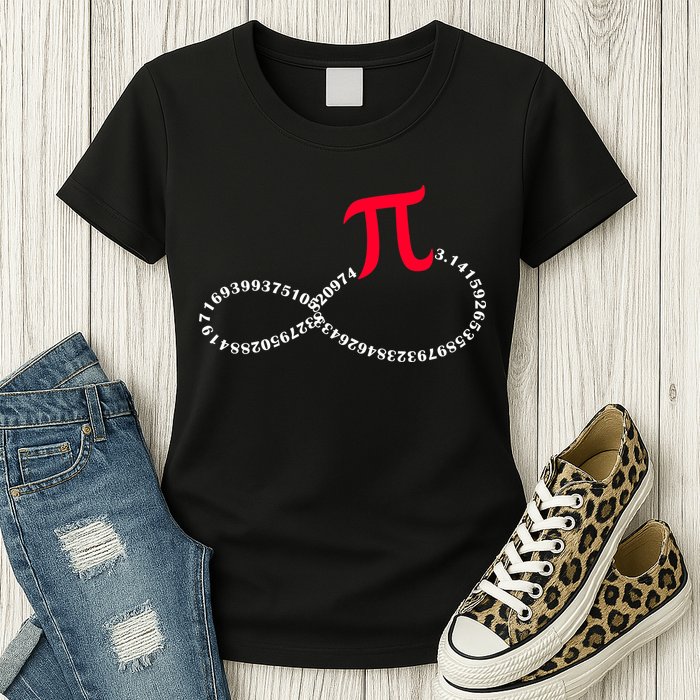 Infinite PI Numbers Womens T-Shirt