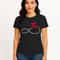 Infinite PI Numbers Womens T-Shirt